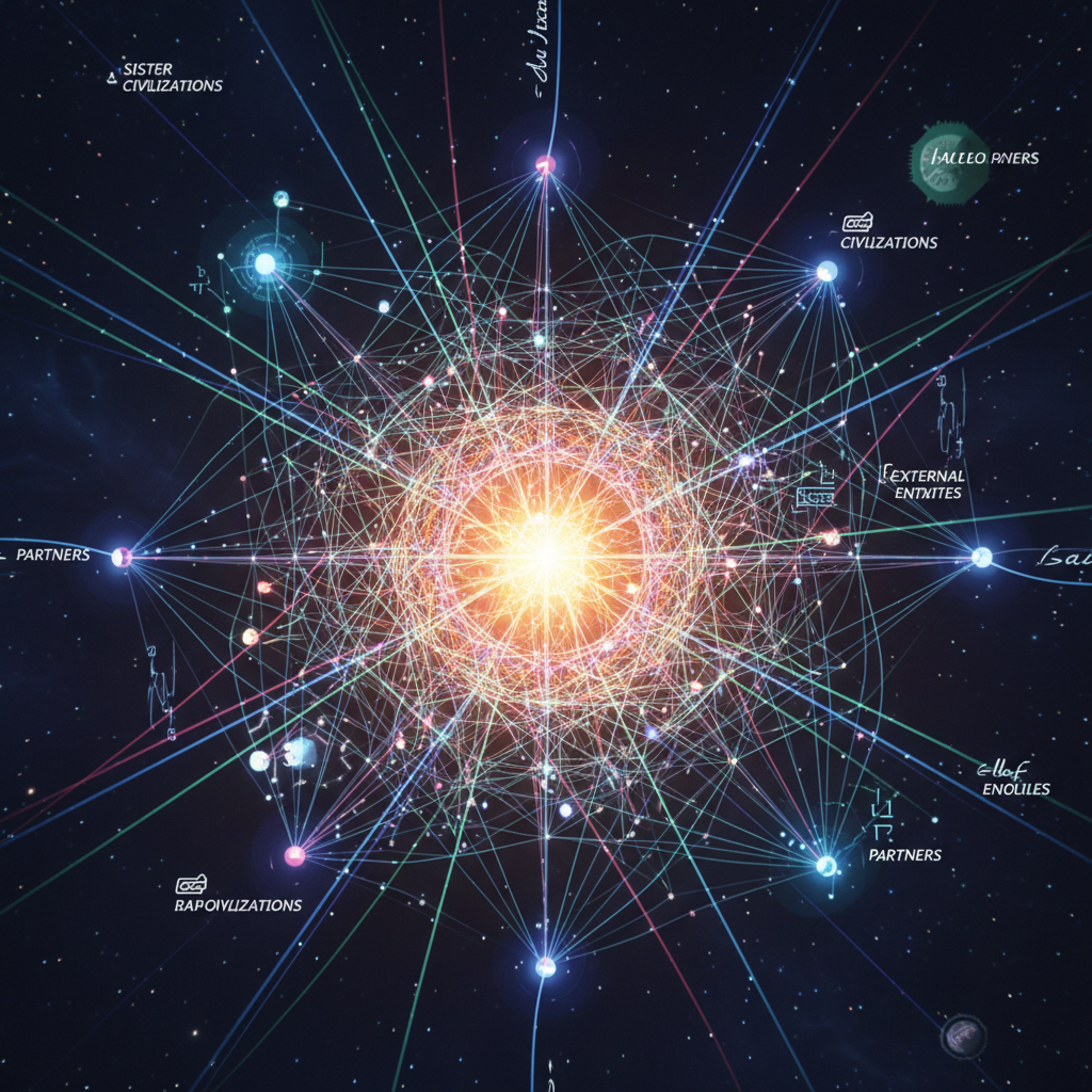 A comms hub standing at the nexus of civilization communication